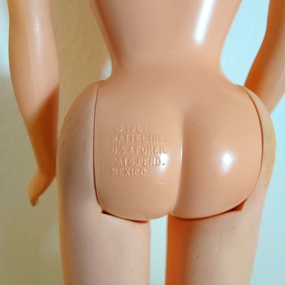 Vintage 1967 Nape Curl Talking Barbie Doll (Mute) #1115 2nd Edition. - Picture 7 of 15